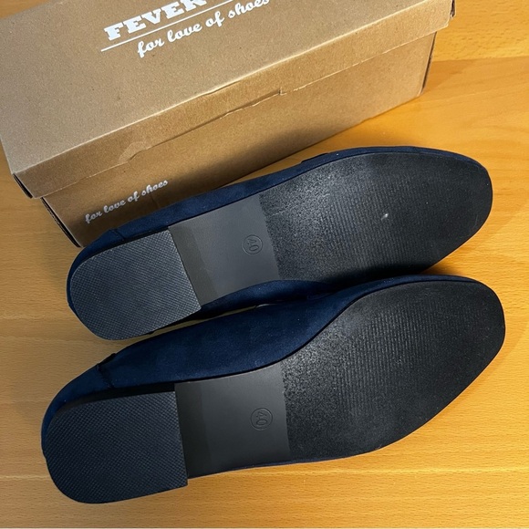 NIB Blue Feversole Slip-On Loafers sz 9 - Picture 9 of 10